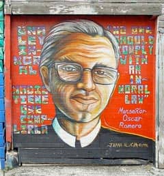 mural honoring Oscar Romero Source: http://www.flickr.com/photos/livenature/176581472/v