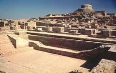 title: Ruins of Mohenjodaro (Pakistan), city of the Indus valley civilization 
