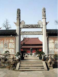 Entrance to Confucian temple, Suzhou, China