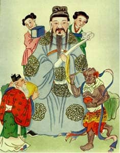 Wen Chang, traditional Chinese god of literature: Public Domain