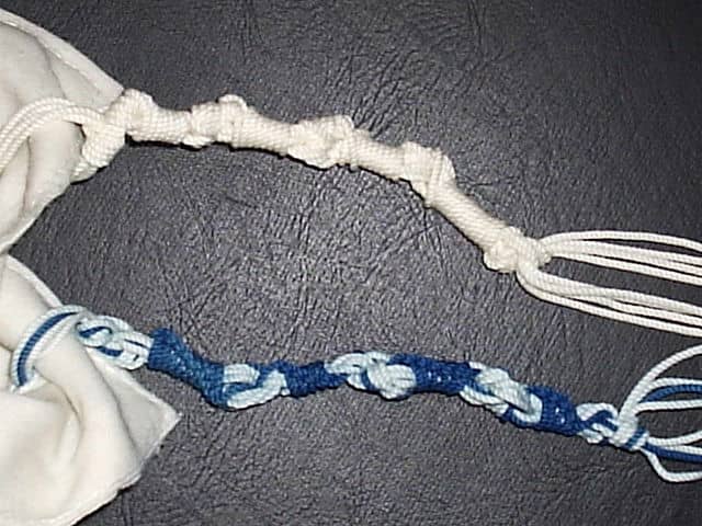Tzitzit--While and Blue Compared