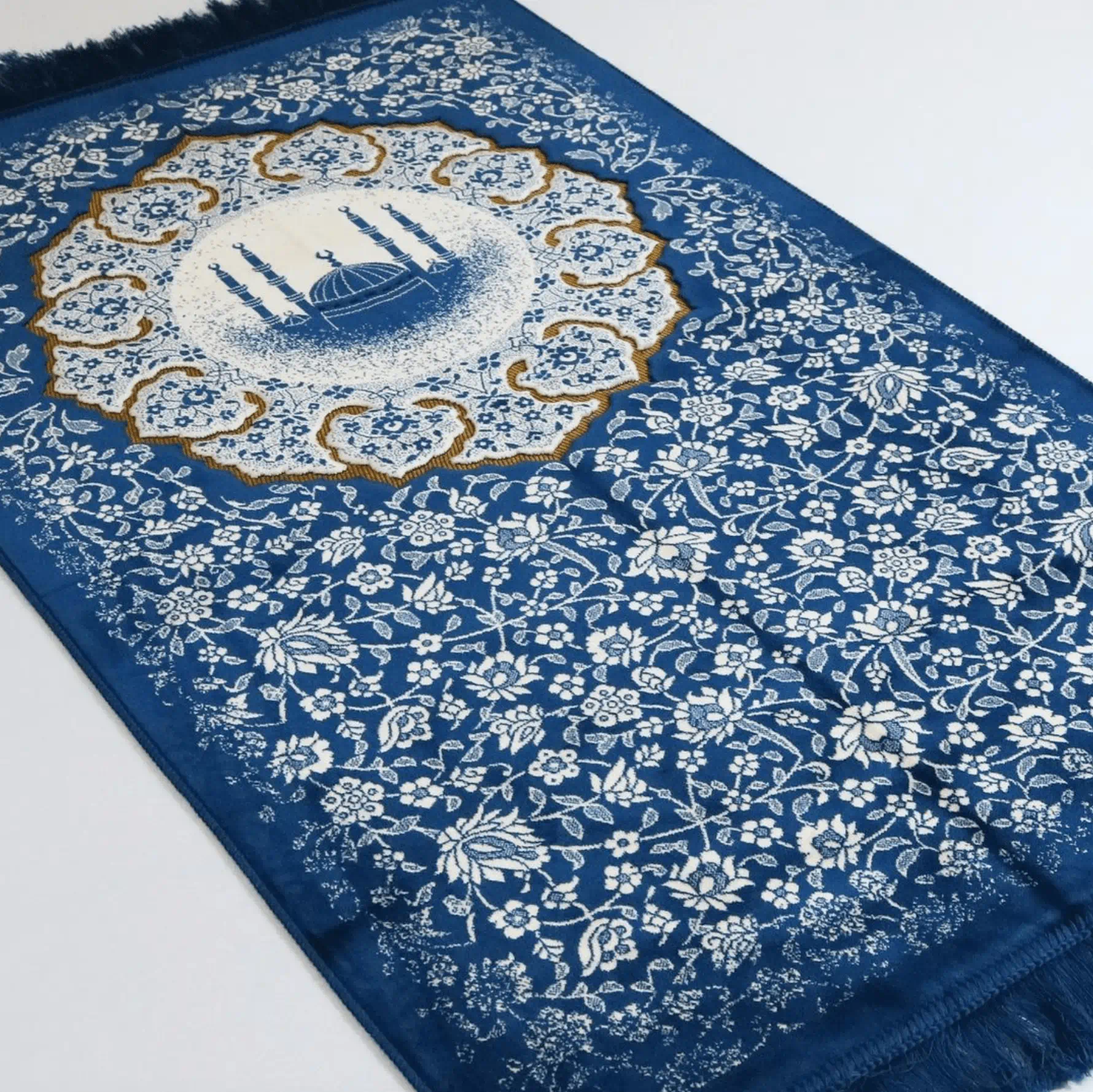 INSMA Turkish Islamic Muslim Prayer Rug Carpet Mat Tassel Tapestry Praying Mat 
