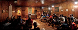 The Log Chapel; Photo by Matt Cashore The Log Chapel; Photo by Matt Cashore