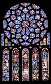 Stained glass windows of the Chartres cathedral Source: http://www.flickr.com/photos/hisgett/3778393663/