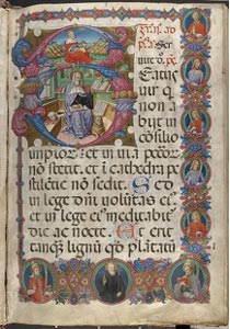 Title: an illuminated manuscript Source: http://www.flickr.com/photos/boston_public_library/4050663986/