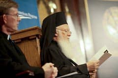 an ecumenical meeting between Orthodox and Catholic Christianity. Source: http://www.flickr.com/photos/americanprogress/4081347986/