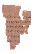 Earliest surviving text of the New Testament (ca. 120 CE): Greek text from John 18