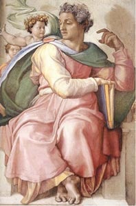 the prophet Isaiah (from Sistine Chapel) Source: http://www.flickr.com/photos/timothyministries/3782402717/