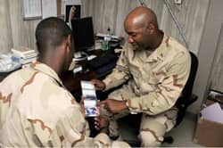 Photo of Lt. Anthony Carr by Army Sgt. Athneil Thomas, via the Joint Task Force Guantanamo Website