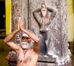 Anjali mudra pose