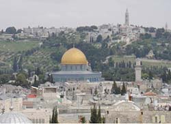 Title: Temple Mount in Jerusalem, site of ancient Jewish temples and of the Dome of the Rock today Source: http://www.flickr.com/photos/amanderson/2420252379/