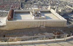 Title: Model of the Second Temple, destroyed by the Romans in 70 CE Source: http://www.flickr.com/photos/rmricci/2150721126/