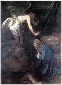 the annunciation: an angel reveals to Mary that she will give birth Source: http://www.flickr.com/photos/ideacreamanuelapps/3541398711/