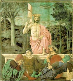 depiction of the resurrection (Piero della Francesca) Source: http://www.flickr.com/photos/jwyg/3695514626/